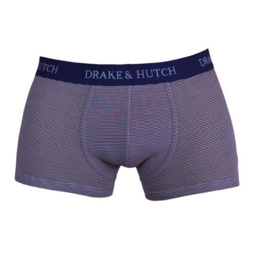 Drake And Hutch Purple Pin Stripe Boxer Short
