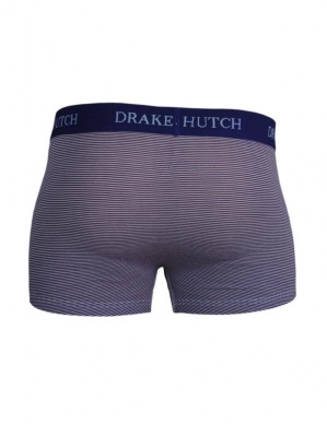 Purple Fine Stripe Boxer Brief