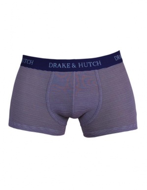 Purple Fine Stripe Boxer Brief