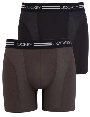 Jockey Sport Microfiber Active 2-Pack Boxer, Underwear From Jockey