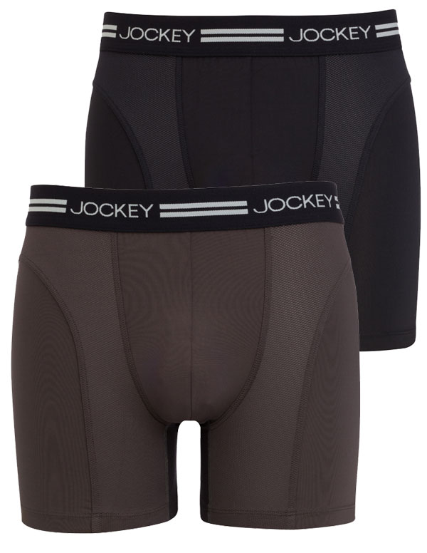 Jockey Sport Microfiber Active 2-Pack Boxer, Underwear From Jockey