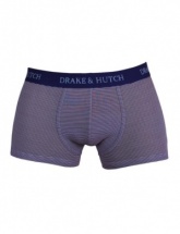 Purple Fine Stripe Boxer Brief