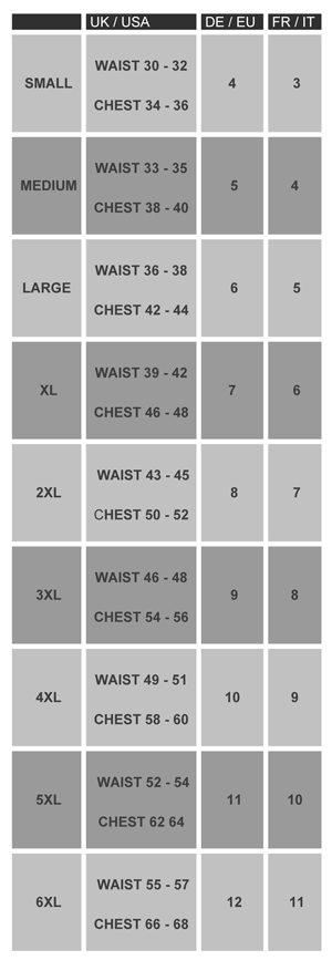 Jockey Men S Size Chart